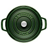 Изображение товара Кастрюля Staub, круглая, 20 см, 2,2 л, зеленая