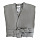 Халат из умягченного льна серого цвета Essential, размер S