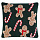 Подушка вязаная с новогодним рисунком Gingerman из коллекции New Year Essential, 45x45 см