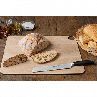 Изображение товара Нож для хлеба Clara, 20 см, черная рукоятка