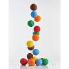 Изображение товара Гирлянда M&m's, шарики, на батарейках, 20 ламп, 3 м