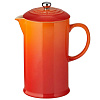 Изображение товара Френч-пресс Le Creuset, каменная керамика, оранжевый