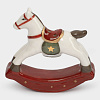 Изображение товара Емкость для соли или перца Лошадка-качалка, Bright horse, Чудесное время, 7 см, бежево-бордовая