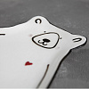 Изображение товара Тарелка Белый медведь, 21х20 см