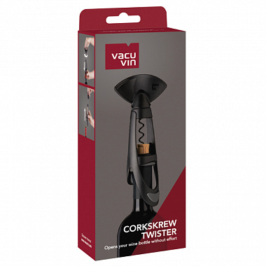 картинка Штопор VacuVin «Твистер», черный от магазина Одежда+