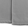 Изображение товара Халат банный из чесаного хлопка серого цвета из коллекции Essential, размер XL
