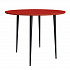 Стол обеденный Спутник, Ø90х74 см, красный
