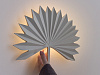 Изображение товара Светильник настенный Palm Leaf, 30х24 см, белый