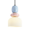 Изображение товара Светильник подвесной Alzare, Æ20х30,5 см, матовый белый/голубой