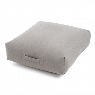 Пуф-подушка, 70х70х20 см, серый