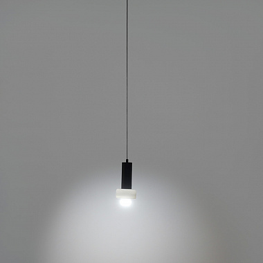 картинка Светильник подвесной Fungus, Ø15х25 см, белый/черный от магазина Одежда+