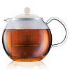Изображение товара Френч-пресс Bodum, Assam, дизайн 1, 1 л, белый