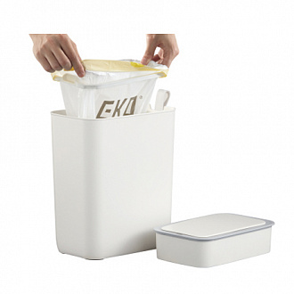 Изображение товара Ведро мусорное сенсорное EKO, EK6287 P, 8 л, серое