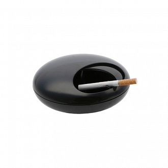 Изображение товара Пепельница Pebble, Ø13,9х5,5 см, черная