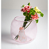 Изображение товара Подсвечник стеклянный Moomin, Фрекен Снорк, 11 см, розовый