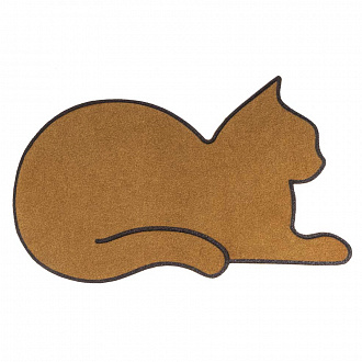 Изображение товара Коврик придверный Cat, коричневый