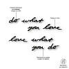 Изображение товара Надпись настенная декоративная Do what you love, черная