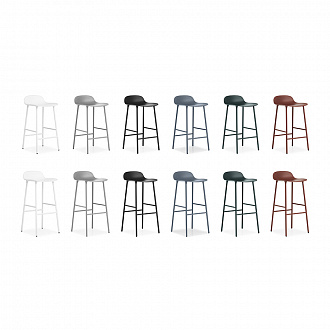 Изображение товара Стул барный Normann Copenhagen Form, 65 см, белый