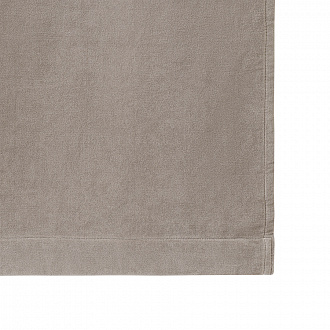 Изображение товара Штора из хлопкового бархата серого цвета из коллекции Essential, 150х290 см