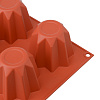 Изображение товара Форма для приготовления пирожных Mini Pandoro, 18x33,5 см, силиконовая