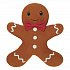 Подушка вязаная Classy gingerbread из коллекции New Year Essential, 38х44 см