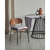 Изображение товара Подушка на стул из хлопка серого цвета из коллекции Essential, 40х40 см