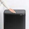 Изображение товара Бак для мусора Brabantia, Touch Bin Bo Hi, 2х30 л, черный матовый