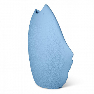 Изображение товара Ваза Pesce, 30 см, голубая
