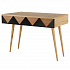 Консоль Woo Desk, 80х35х84 см, дуб/черная