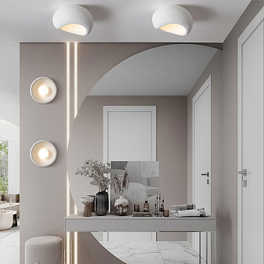 картинка Светильник потолочный Modern, Mound, 35х24 см, белый от магазина Одежда+