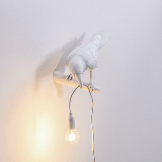Изображение товара Светильник настенный Bird Lamp Looking Left, белый