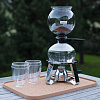 Изображение товара Кофеварка вакуумная Bodum, Pebo, 1 л, черная/прозрачная
