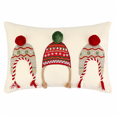 Чехол на подушку Cozy knits из коллекции New Year Essential, 30х45 см, анонс элемента