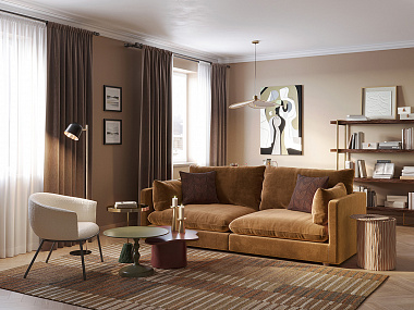 Диван прямой Mono, 180x105х85 см, коричневый, анонс элемента