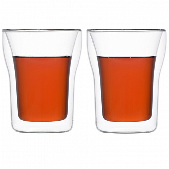 Изображение товара Набор из двух стеклянных стаканов, 250 мл
