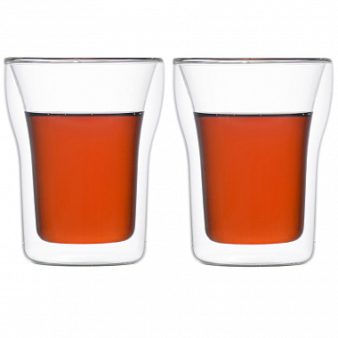 картинка Набор из двух стеклянных стаканов, 250 мл от магазина Одежда+