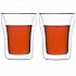 Набор из двух стеклянных стаканов, 250 мл