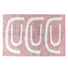 Изображение товара Коврик для ванной Go round цвета пыльной розы Cuts&Pieces, 60х90 см
