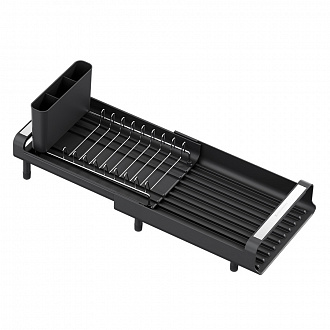 Сушилка для посуды Atle раздвижная малая, черная