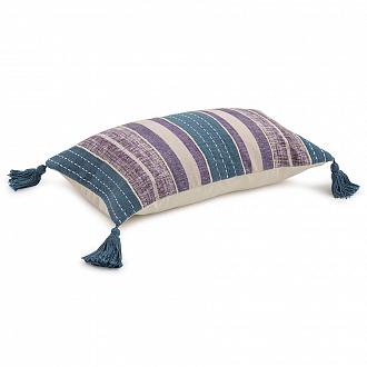 Изображение товара Чехол на подушку из плотного хлопка в полоску из коллекции Ethnic