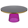 Изображение товара Столик кофейный Odd, Ø75 см, черный/фиолетовый