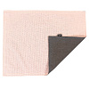 Изображение товара Салфетка под приборы из умягченного льна с декоративной обработкой серый/розовый Essential, 35х45 см