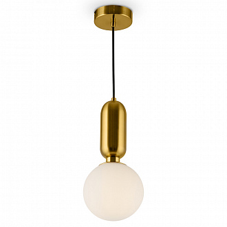 Изображение товара Светильник подвесной Modern, Felice, 1 лампа, Ø15х33 см, латунь