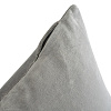 Изображение товара Подушка декоративная из хлопкового бархата серого цвета из коллекции Essential, 45х45 см