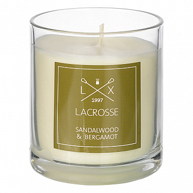 картинка Свеча ароматическая Lacrosse, Sandalwood&Bergamot (новая), 60 ч от магазина Одежда+