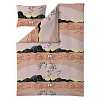 Изображение товара Комплект постельного белья Moomin Море, 150x210/50x60 см, оранжевый