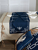 Изображение товара Дорожка на стол Navy story из коллекции Sea treasures, 45х150 см