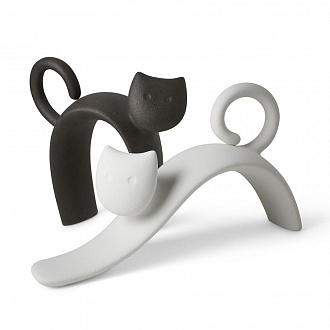 Изображение товара Фигура декоративная Gatto, 32x10x22 см, темно-серая
