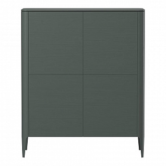 Шкаф 4-х дверный Type, 100х45х120 см, темно-серый