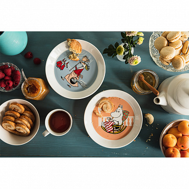 картинка Тарелка Moomin, Муми-мама мармеладная, Ø19 см от магазина Одежда+